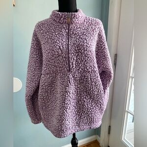 Time and Tru Lavender Teddy Jacket